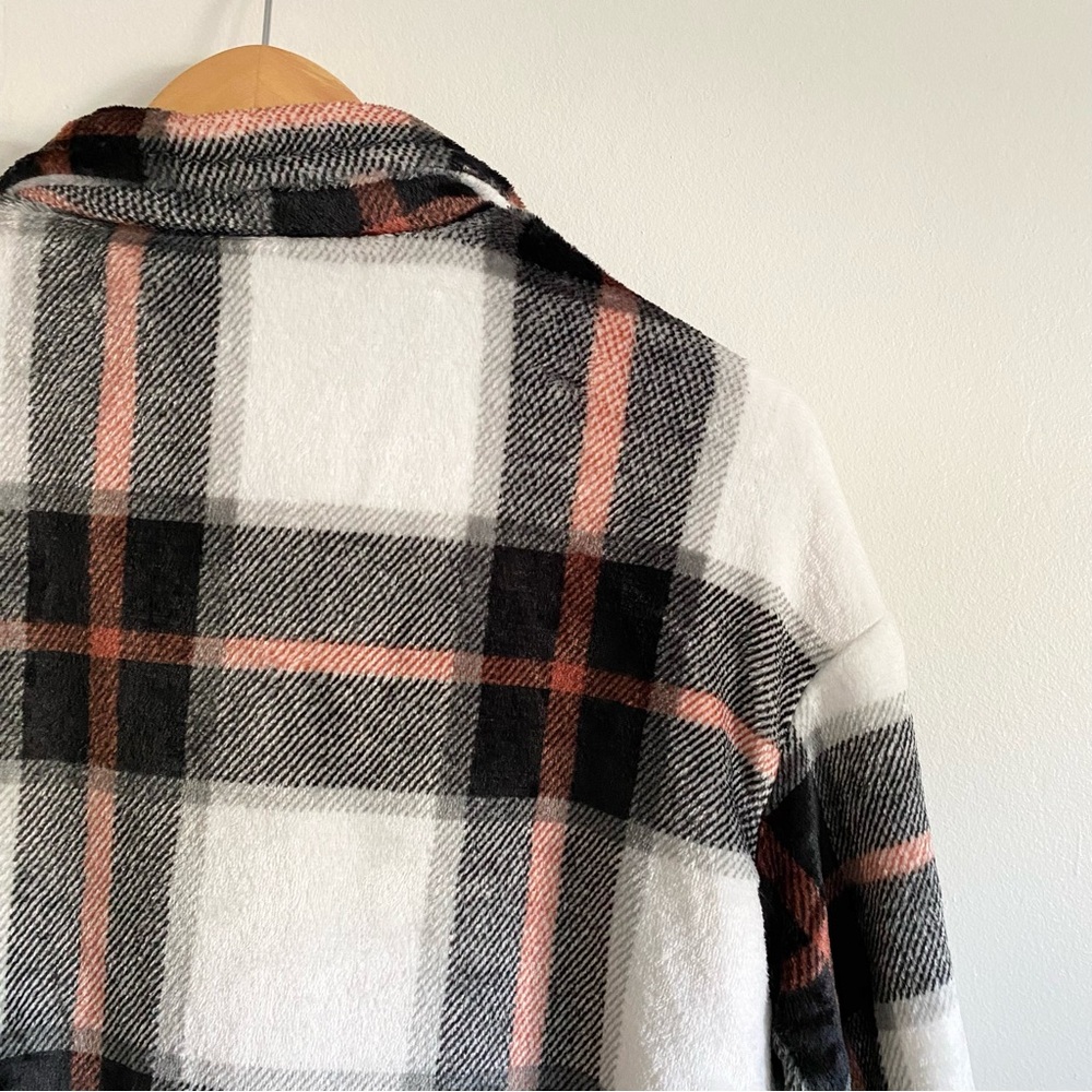 Shein Plaid Button Down Shacket - image 6